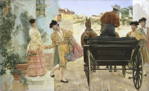 Farewell of Toreador, 1864. Creator: José Villegas Cordero.