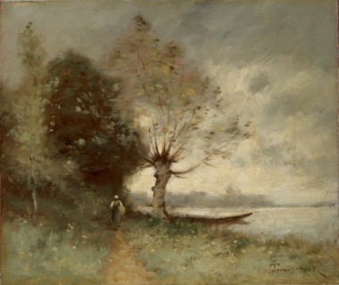 Bank of the Loire Near Chouze, 1893. Creator: Paul-Désiré Trouillebert.
