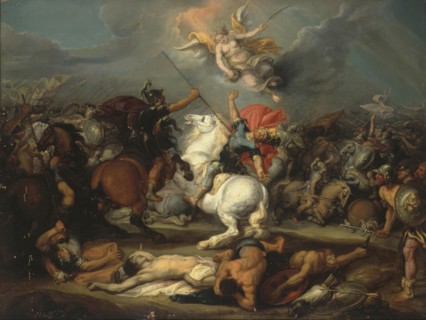 Death of Decius Mus, 1641. Creator: Simon de Vos.