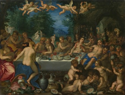 Feast of the Gods - The Marriage of Peleus and Thetis, late 16th century. Creator: Johannes Rottenhammer the elder.
