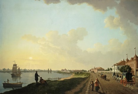 The Outskirts of St Petersburg near the Porcelain Factory, 1750. Creator: Benjamin Patersson.