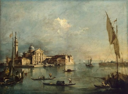 View of the Island of San Giorgio Maggiore, 1770. Creator: Francesco Guardi.