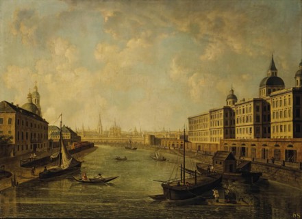 View of Moscow - The Orphanage , 1800. Creator: Fyodor Alekseyev.