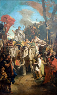 Triumph of Manius Curius Dentatus, 1726. Creator: Giovanni Battista Tiepolo.