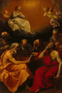 Fathers of the Church Disputing the Dogma of the Immaculate Conception, 1631. Creator: Guido Reni.