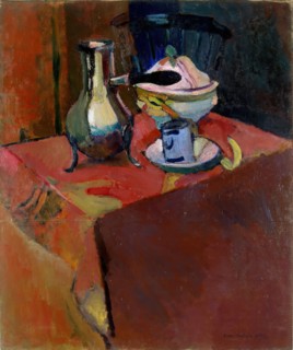 Crockery on a Table, 1900. Creator: Henri Matisse.