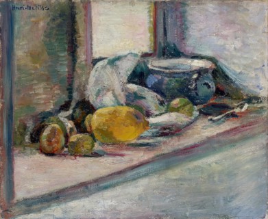 Blue Pot and Lemon, 1897. Creator: Henri Matisse.