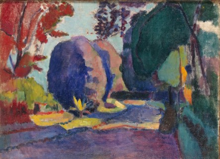 Luxembourg Gardens, 1901. Creator: Henri Matisse.