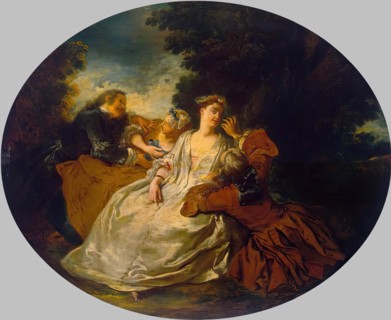 Scene in the Park, 1750. Creator: Jean Francois de Troy.