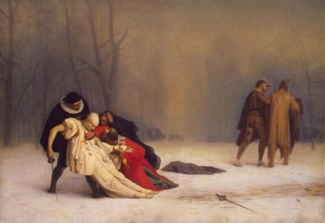 Duel after a Masked Ball, 1857. Creator: Jean-Leon Gerome.