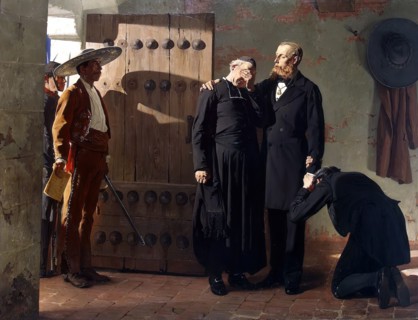 Emperor Maximilian of Mexico before the Execution, 1882. Creator: Jean-Paul Laurens.