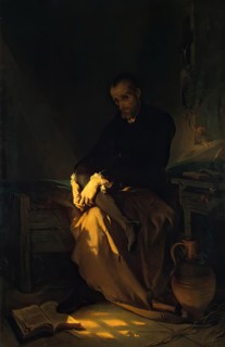 Tasso in the Prison, 1853. Creator: Louis Gallait.