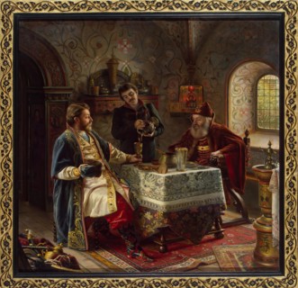 Dear Guest from Afar, 1888. Creator: Oskar Freiwirth-Lutzow.