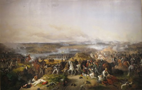 Battle of Borodino on 26 August (7 September) 1812, 1843. Creator: Peter Heinrich Lambert von Hess.