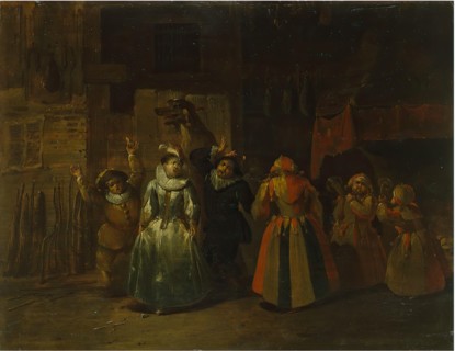 Mummers, 18th century. Creator: Frans Breydel.