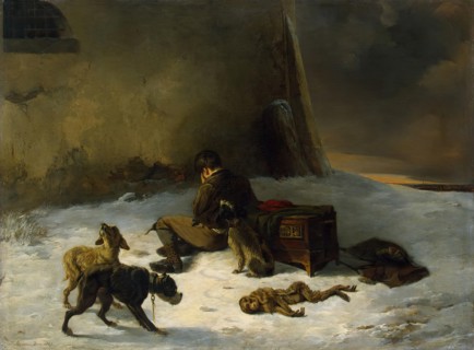 Travelling Actor's Misfortune, 1847. Creator: Joseph Stevens.
