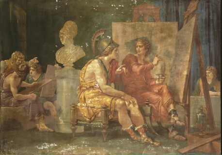 Alexander the Great in the Workshop of Apelles, 1792. Creator: Giuseppe Cades.