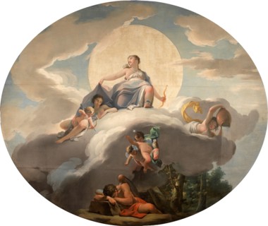 Allegory of Night, 1818. Creator: Zacarias Gonzalez Velazquez.