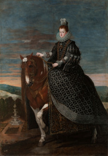 Equestrian Portrait of Margarita of Austria, c1635. Creator: Diego Velasquez.