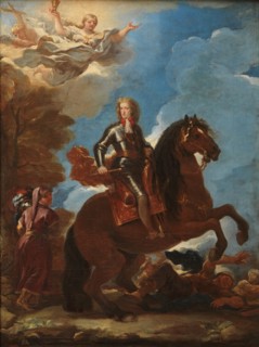 Charles II, King of Spain, on Horseback, c1693. Creator: Luca Giordano.
