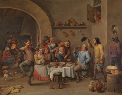 The King Drinks, between 1650 and 1660. Creator: David Teniers II.