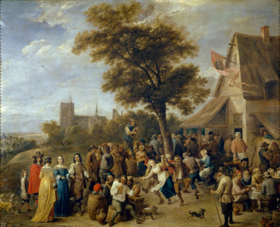 Village Feast, c1650. Creator: David Teniers II.