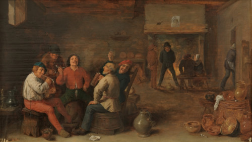 The Conversation, c1633. Creator: David Teniers II.