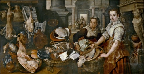 Christ at home with Martha and Mary, 1568. Creator: Joachim Beuckelaer.
