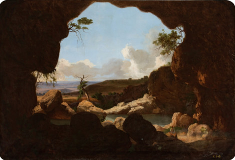 Cueva de las Palomas (Valencia), 1864. Creator: Mariano Belmonte y Vacas.