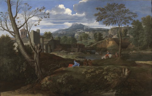 Ideal landscape, between 1648 and 1651. Creator: Nicolas Poussin.