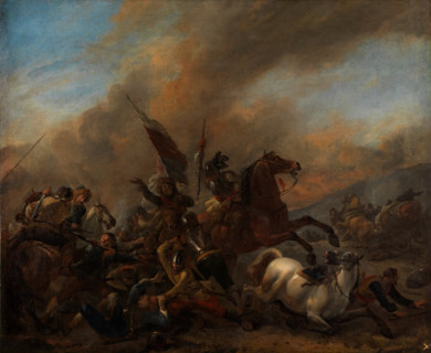 Skirmish among Enemy Troops, between 1648 and 1649. Creator: Philip Wouverman.