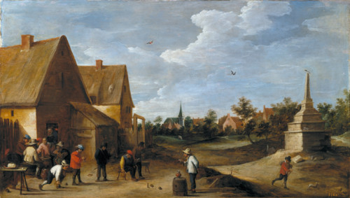 The Skittles Game, c1645. Creator: David Teniers II.