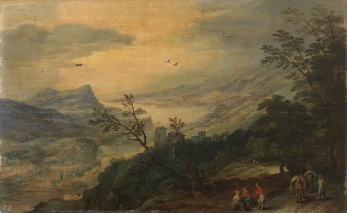 Landscape, 16th-17th centuries. Creators: Jan Brueghel the Elder, Joos de Momper, the younger.