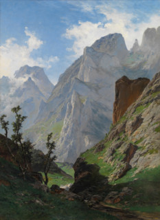 The Mancorbo Canal in the Picos de Europa, 1876. Creator: Carlos de Haes.