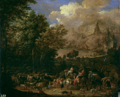 Jacob's Journey, c1700. Creator: Jan Baptist van der Meiren.