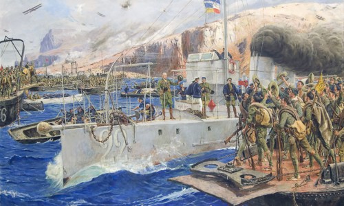 Alhucemas Landing, 1929. Creator: José Moreno Carbonero.