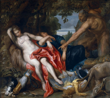 Diana and a Nymph Surprised by a Satyr, between 1622 and 1627. Creator: Anthony van Dyck.