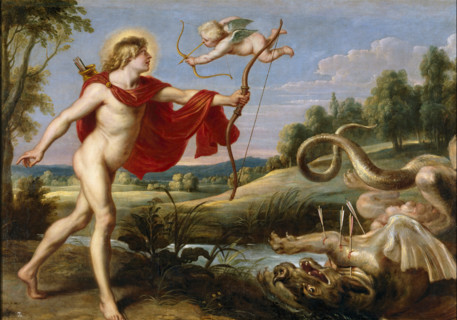 Apollo and Python, between 1636 and 1638. Creator: Cornelis de Vos.