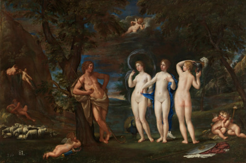 The judgement of Paris, c1650. Creator: Francesco Albani.