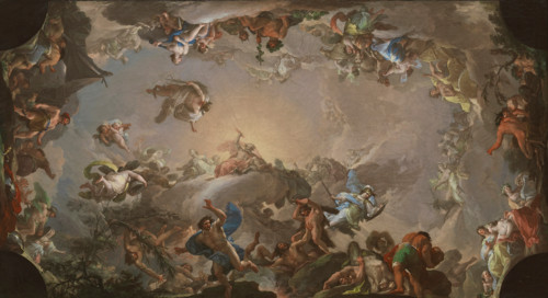 Olympus: The Fall of the Giants, 1764. Creator: Francisco Bayeu.