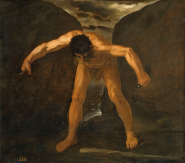 Hercules Separates Mounts Calpe and Abylla, 1634. Creator: Francisco de Zurbaran.