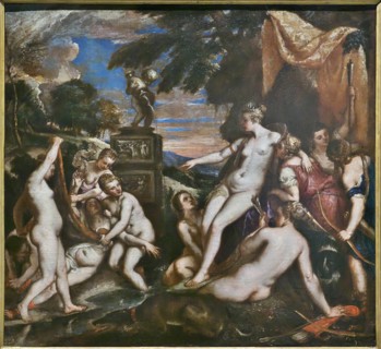 Diana and Callisto, 1650. Creator: Juan Bautista Martínez del Mazo.