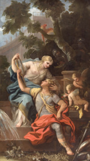 Armida and Rinaldo, c1697. Creator: Luca Giordano.