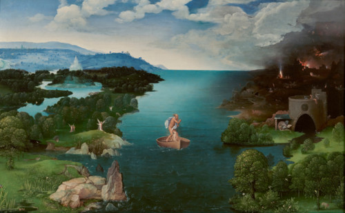 Landscape with Charon Crossing the Styx, between 1520 and 1524. Creator: Joachim Patinir.