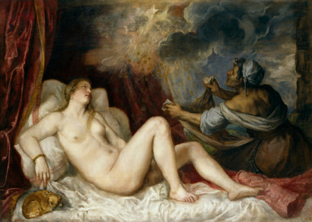 Danaë, between 1560 and 1565. Creator: Titian.