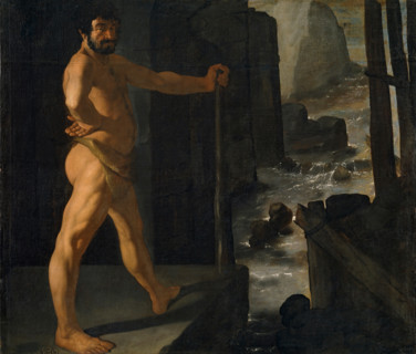 Hercules diverting the Course of the River Alpheus, 1634. Creator: Francisco de Zurbaran.