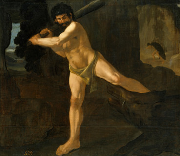 Hercules and the Erymanthian Boar, 1634. Creator: Francisco de Zurbaran.