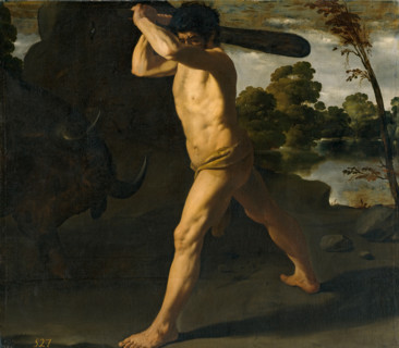 Hercules and the Cretan Bull, 1634. Creator: Francisco de Zurbaran.