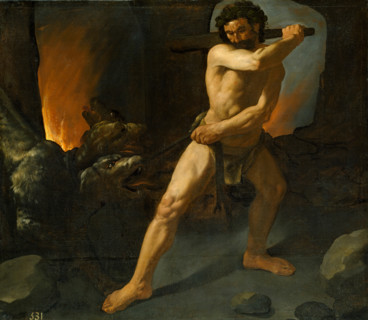 Hercules and Cerberus, 1634. Creator: Francisco de Zurbaran.