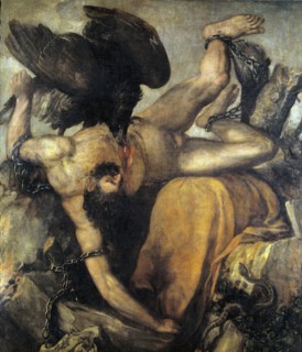 Tityus, c1565. Creator: Titian.